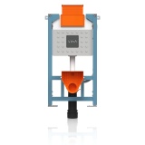 VitrA V-Fix Prime 0.98m Reduced Height Concealed Cistern & W.C Frame Cut Out 1